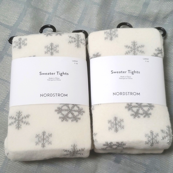 Nordstrom Other - Nordstrom  Sweater Tights Size  Large  7-10, New